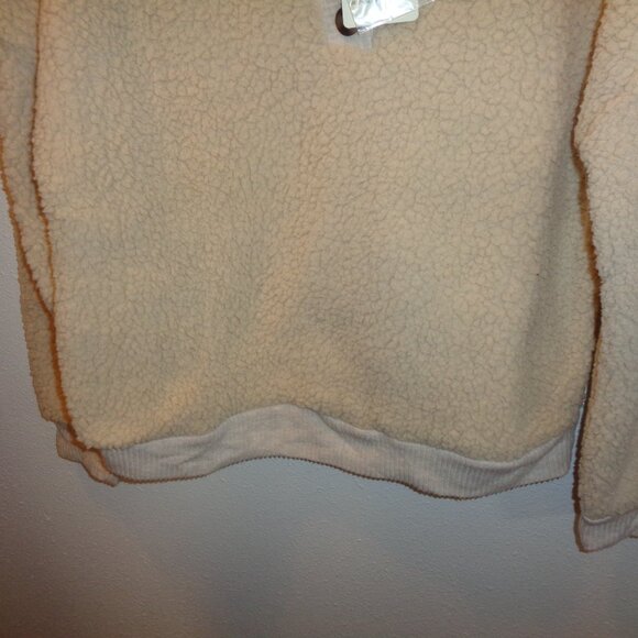 a.n.a. Women's Faux Fur Cream Long Sleeve Polyester Sweater Size Medium NWT - Picture 3 of 10